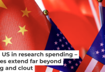 In a span of a few years, China has outstripped the U.S. in scientific publications, spending and patents. AP Photo/Andy Wong